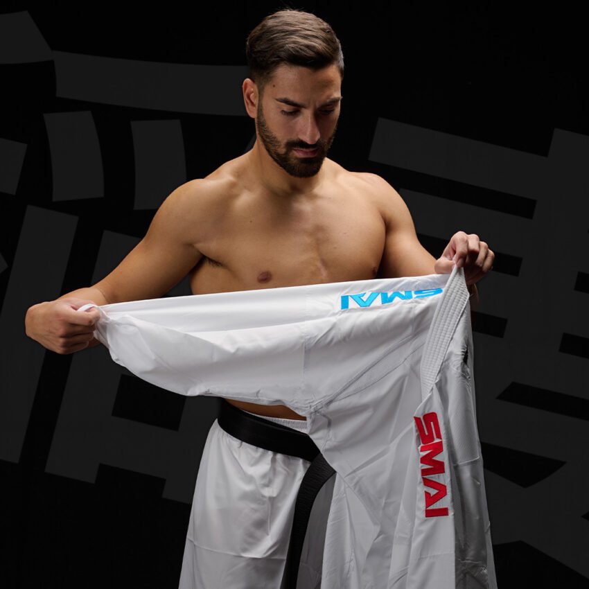 SMAI WKF Reversible Karate Uniform - 6oz Premium Kumite Gi - Inazuma RX - Image 5