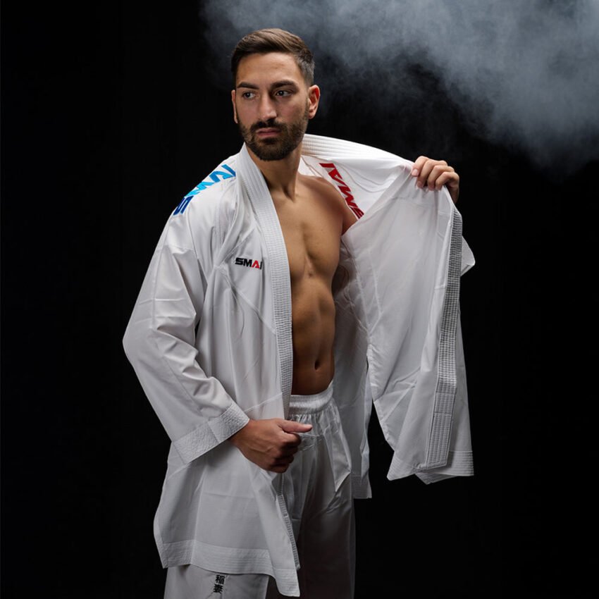 SMAI WKF Reversible Karate Uniform - 6oz Premium Kumite Gi - Inazuma RX - Image 4