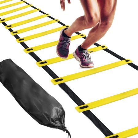 Agility Ladder 8 Meter Speed Training Ladder with 18 Adjustable Rungs,