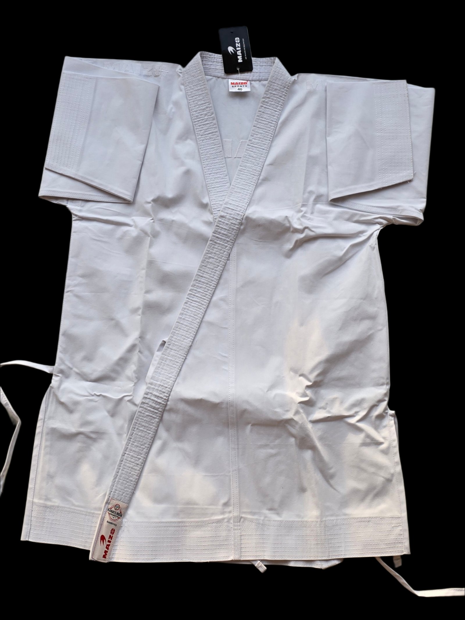 Maizo White canvas paper kata gi