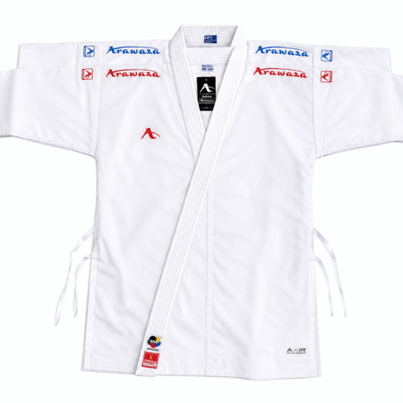 Arawaza black diamond kata gi red and blue